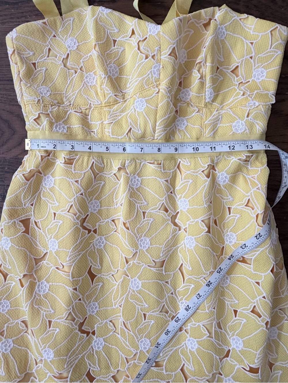 J. Crew Yellow Floral Midi Dress - Picture 12 of 15